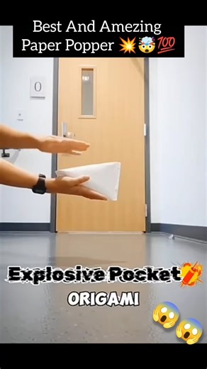 Best And Amezing Paper Popper 💥🤯💯#papercrafts #diy #papertoys #origami #abkppapermagic