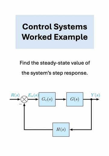 Control Systems: Finding Steady-State Values