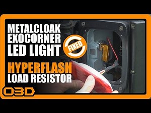 Part 6 - HYPERFLASH FIX - Metalcloak LED Tail Light Kit - Load Resistor - 2015 Jeep Wrangler JK