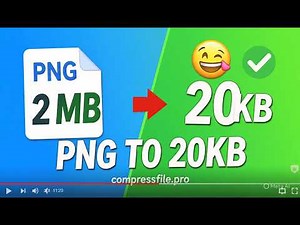 How to compress PNG file to 20KB for free online