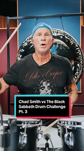 Chad Smith vs The Black Sabbath Drum Challenge Pt. 3. We gave Chad Smith—drummer for Red Hot Chili Peppers—a Black Sabbath–inspired track and a Bill Ward checklist to complete: flams, signature hi-hat techniques, iconic grooves, and even a drum solo in the style of “Rat Salad.” Watch as he takes on the challenge! #drumeo #chadsmith #blacksabbath #drumchallenge #metal