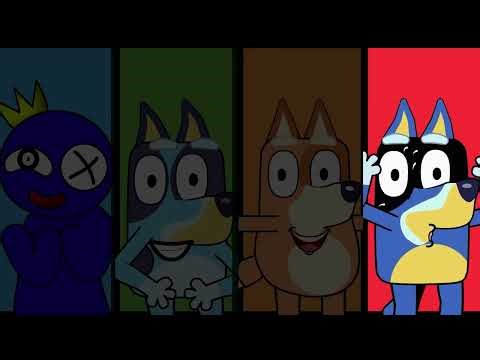 Paranoid meme Feat Blue | Bluey Animation