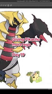 Pikachu Long Legs Day 19 — Giratina Freaks Out | Pikapede Returns