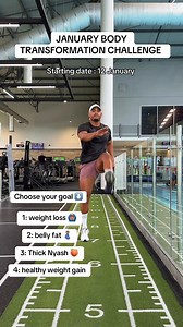 January body transformation challenge Save the date #fitness #gym #viral #reels #fitnessmotivation | Coach Brandfit