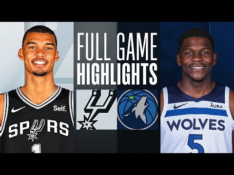 SPURS at TIMBERWOLVES | FULL GAME HIGHLIGHTS | February 27, 2024
