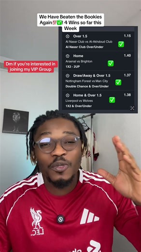 We Have Beaten the Bookies Again💯✅! 4 Wins so far this Week #shorts #betting #predictions #viral