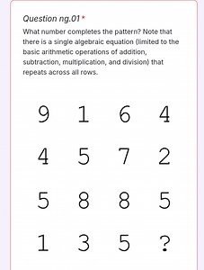 What number completes the pattern?Note that there is a single... | Filo