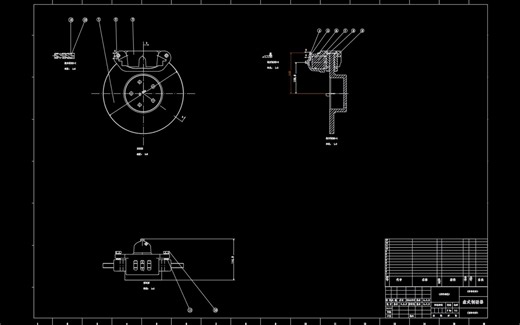 盘式制动器设计及建模(说明书+CAD图纸+CATIA模型)