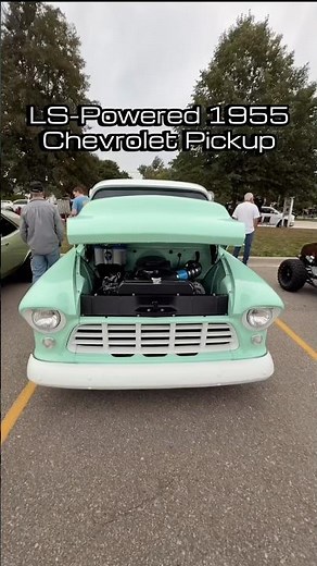 This Seafoam Green LS-Powered 1955 Chevy Pickup Is Gorgeous! 🔥