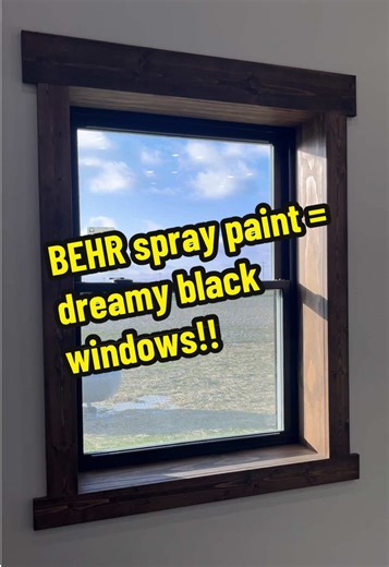 Transform Your Windows with BEHR Spray Paint