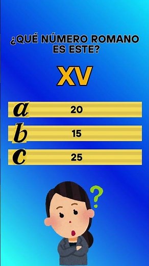 🧩💡DO YOU KNOW YOUR ROMAN NUMERALS?🧩🤔 MINI QUIZ #quiz #trivia #games #numbers #romannumera