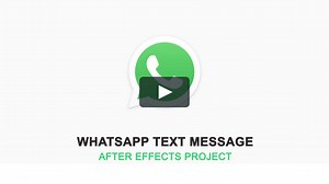 WhatsApp After Effects Template Project