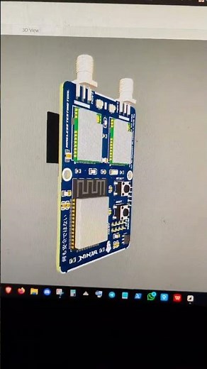 esp32 ble jammer pcb design with 2-nrfl01 module