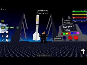 Loading and Launching the Atomic Nuke in Roblox ☢️Nuke Tycoon Nuclear☢️.