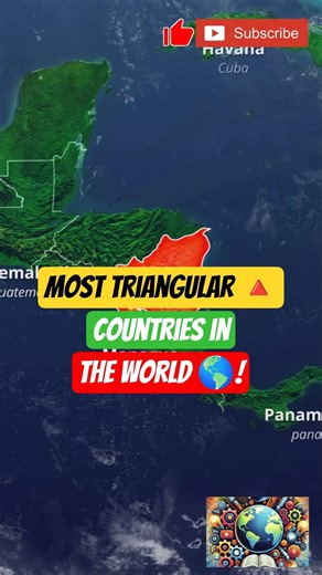 These 3 Countries Are Shockingly Triangular 😳 (Wait for #1!)