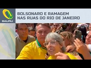 Rio de Janeiro: Bolsonaro e Ramagem levam multidão às ruas