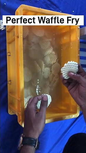 Potato Waffle Fry Cutter/ Potato Waffle Fries/ Waffle Fries Cutting #wafflefries #potatorecipe