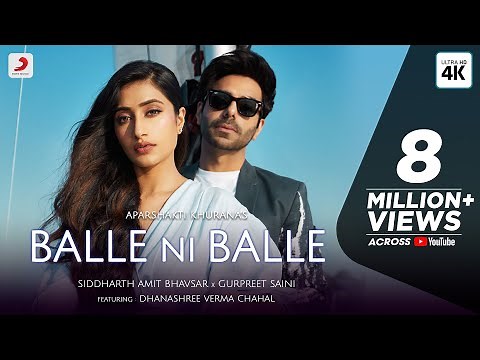 Aparshakti Khurana: Balle Ni Balle | Dhanashree VC | Siddharth AB | Gurpreet S | Official Video