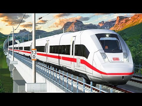 ICE 4 of Deutsche Bahn | TRAIN SIMULATOR 2020 | New line in the Köblitzer Bergland 3 Reloaded