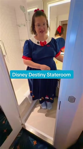 Stay tuned for a full stateroom tour of this Deluxe Oceanview Family Verandah aboard the Disney Destiny! #DisneyCruiseLine #DisneyDestiny #DisneyCruise #CruiseTok #AxisTravelGroup