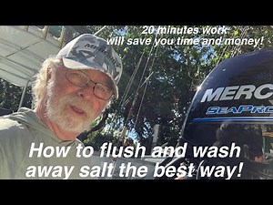 How to flush and wash away salt the best way