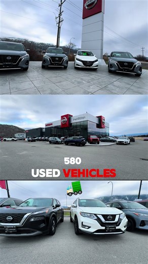 🧐 Looking for a great deal on a pre-owned vehicle? @pentictonnissan has over 580 used cars from our store and other locations within @kotautogroup ! Come find your perfect ride today! 🚙💨 #wesellcars #bestdeals #nissanused #nissancanada #usedcars #preowned