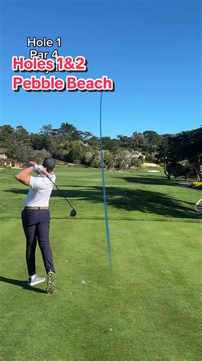 Experience Holes 1 & 2 at Pebble Beach Golf Course