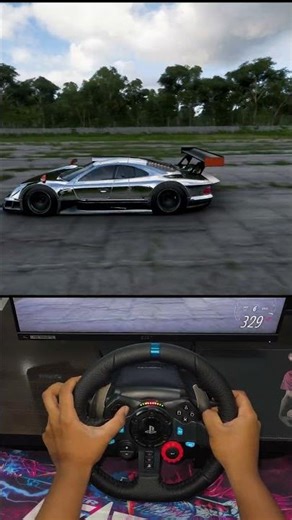 1000HP AMG CLK GTR FLIES! 😱 Insane High-Speed Long Jump | Forza Horizon 5 G29