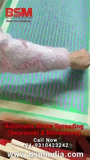 Automatic Stone Spreading Swarovski & Rhinestone