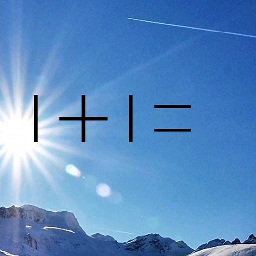 one plus one does not always equal two #1+1 #oneplusone