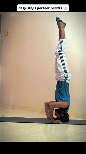 Learn Headstand in EASY Steps – Anyone Can Do This ✅ #tutorial #motivation #fitness #calisthenics