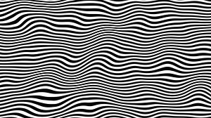 Optical illusion black and white with zig zag lines, in the style of creased crinkled wrinkled. Black and white monochrome lines in the style of opt art Loop video