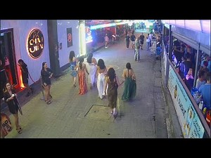Livecam4k | Green Mango Street Night Life | Hush Bar Koh Samui , Thailand 🇹🇭 4k