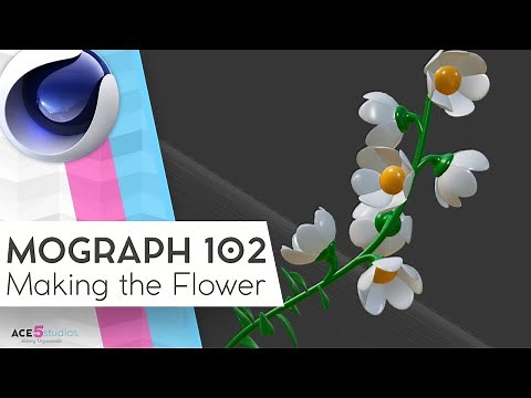 [C4D] Mograph 102 - Flower Modelling | Cinema 4D