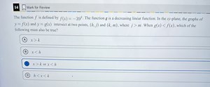 The function f is defined by f(x) = -39^x. The function g is a ... | Filo