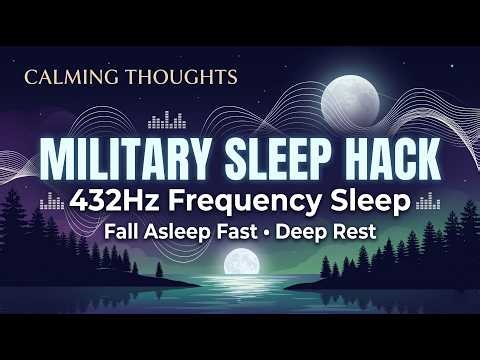 Calming Sleep Thoughts - Military Sleep Hack: Fall Asleep in 2 Minutes (432Hz Sleep Hypnosis)
