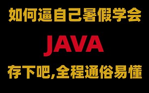 《Java零基础入门》2025全新升级版！300集保姆级教程，零基础也能轻松上手。全干货、无废话，带你从入门到精通，一路进阶到接单赚钱！