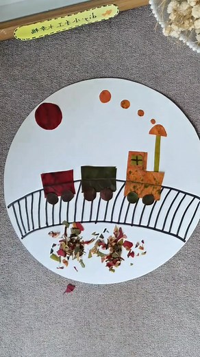 13K views · 23 reactions | Nature Train Craft #leafart #traincraft #kidsart #diycraft | paper craft ideas | Facebook