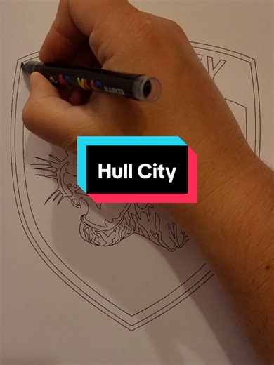 With the 25/26 Championship season coming to an end tomorrow, here is @hullcity ahead of a massive day of football! #colouring #efl #eflchampionship #playoffs #footballfans
