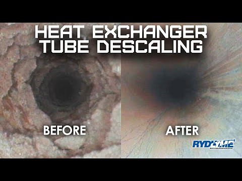 Heat Exchanger Tube Descaling with RYDLYME Biodegradable Industrial Descaler