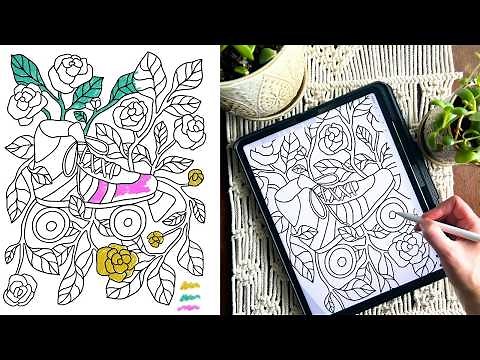 Design Coloring Pages That Sell in Procreate