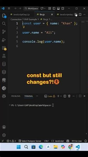 const but still changes?! 😳