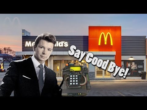 Rick Astley Explodes McDonalds.