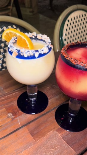 Blue Agave Swirl Frozen Margarita Sangria = The Perfect Combination 🍷 ✨ Coconut Margarita A tropical twist with creamy coconut bliss 🥥🍸 #mexicanfood #margaritas #houston #houstoneats #htx
