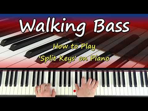 How to Play Walking Bass on the Piano / Keyboard