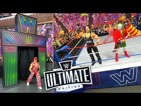 WWE ULTIMATE EDITION NEW GENERATION ARENA MATTEL CREATIONS DIESEL & DOINK FIGURE REVIEW!