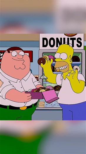 When Homer Simpson Met Peter Griffin! 🍩😂