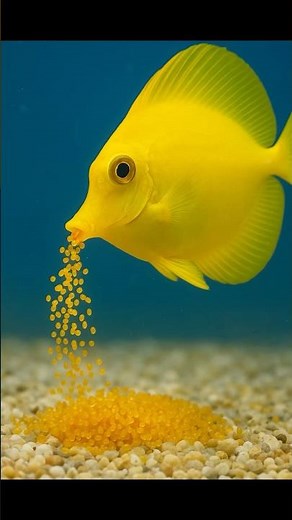 Aquarium cichlid fish giving birth 😍