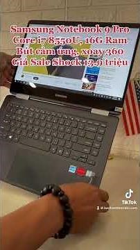 Samsung Notebook 9 Pro 15-NP940X5N (Core i7 8550U, 16G Ram, 256G Ssd, Radeon 540 Graphics, Touch)