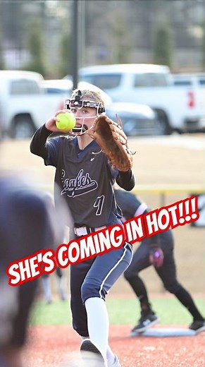 🥎💥 Strike in Style! Slow-Mo Pitch Magic 🌟#shorts #softball